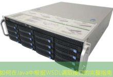 如何在Java中根据WSDL调取接口的完整指南-美国服务器