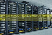 如何在Windows中安装和使用Sock5代理服务教程-美国服务器