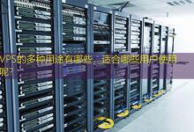 VPS的多种用途有哪些,适合哪些用户使用呢?-美国服务器